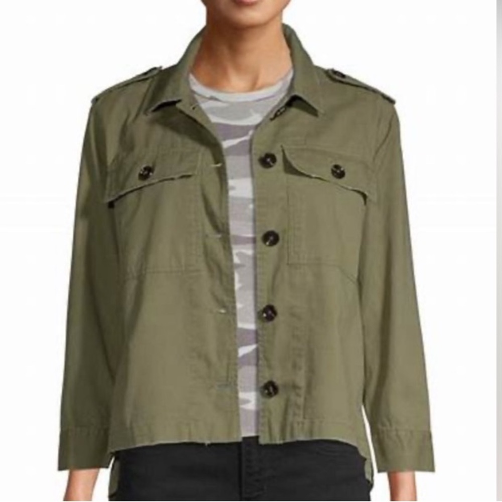 Alexander Jordan Women's Fray Hem Utility Jacket